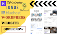 hostinger bluehost godaddy siteground ionos wordpress website design redesign