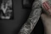 create a tattoo design of tattoo sleeve