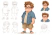 create a cartoon character design