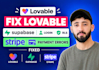 fix lovable supabase login, rls and stripe payment errors