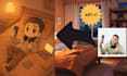create a dreamcore aesthetic room scene with your portrait or custom elements