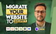 migrate your woocommerce, wix, webflow website to shopify