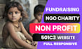 build nonprofit charity 501c3 donation fundraising website