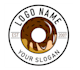 design a beautiful donut logo in short time