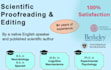 proofread and edit your scientific manuscript