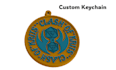 design custom keychain 3d model for 3d printing stl or obj