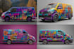 design a creative wrap for your van, car, bus, truck etc