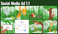 create custom cartoon character 2d animation video