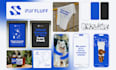 design branding with logo, colors, and guidelines