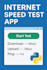develope a custom internet speed test desktop app