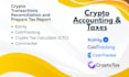 do crypto accounting in koinly, ctc, cointracking crypto tax