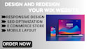design and redesign wix website and mobile responsive website