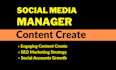 be your social media manager and content creator