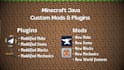 create minecraft mods and plugins, no models or textures