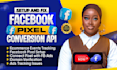 fix fb pixel issues, setup meta pixel facebook, meta business suite errors