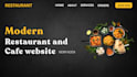 design and develop a modern restaurant and cafe website
