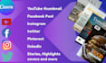 design premium canva templates for your social media posts