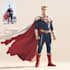drawing custom superhero character in action