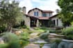 draw a backyard landscape design, patio, architecture, 2d rendering