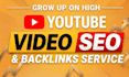 be youtube video SEO expert with manual backlinks service