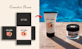 design product packaging box, label design with dieline