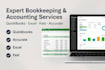 do professional bookkeeping and financial statements in quickbooks or excel