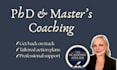 provide phd coaching and consultation