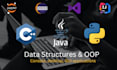 do python c cpp oop data structure java and algorithms programing task projects