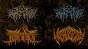 create name with metal logo style