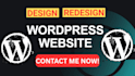 build design wordpress website redesign wordpress ecommerce website development