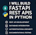 fastapi rest apis in python secure, fast and documented