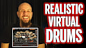 create an insanely realistic midi rock drum track for you