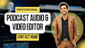 do amazing podcast, interview zoom webinar vsl video editing