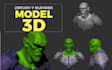 create your model 3d in zbrush and blender
