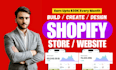 clone, build, design, redesign shopify website or dropshipping shopify store