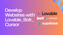 build ai website, apps or saas mvp using lovable, supabase, bolt, and replit