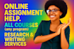 help complete online course, assigned tasks, sophia learning, capella, studycom