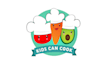 design healthy cooking children logo
