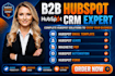 design high converting hubspot landing page banners cta graphics ai automation