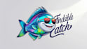 design modern fish mascot logo with creative concepts