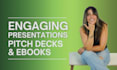 design powerpoint presentation, pitch deck, ebooks