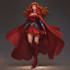 make super hero pop art character art for you