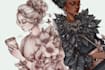 draw a detailed fashion illustration