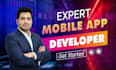 do mobile app development ios android app clone app ai chatbot flutter developer