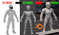convert your 2d photo or sketch into a custom 3d printable model stl ready