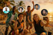 create a realistic group photo from separate images using ai and photoshop