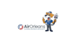 design modern mascot ac business logo
