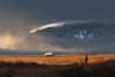 design spaceship, sci fi illustration and sci fi art