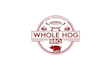 design surprising mountains whole hog BBQ logo