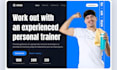 develop a gym, workout, fitness coach and a trainer website